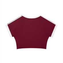 Load image into Gallery viewer, Women’s Raglan Crop T-Shirt