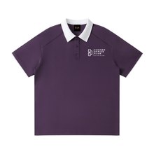 Load image into Gallery viewer, Contrast Collar Raglan Polo Shirt