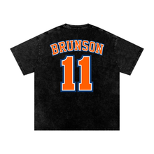 Load image into Gallery viewer, Jalen Brunson King of New York Snow Washed Oversized Cotton T-Shirt