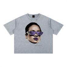 Load image into Gallery viewer, Rhianna Mineral Wash Boxy Cotton T-Shirt