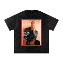 Load image into Gallery viewer, A'ja Wilson Timeless Snow Washed Oversized Cotton T-Shirt