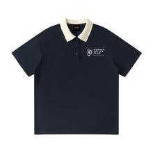 Load image into Gallery viewer, Contrast Collar Raglan Polo Shirt