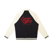 Load image into Gallery viewer, Contrast Raglan Sleeve Baseball Jacket