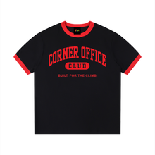 Load image into Gallery viewer, Contrast Edge Ribbed Crewneck T-Shirt