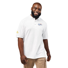 Load image into Gallery viewer, YOI Embroidered 'Proudly Serving' Logo Polo Shirt