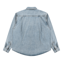 Load image into Gallery viewer, Unisex Vintage Wash Denim Shirt