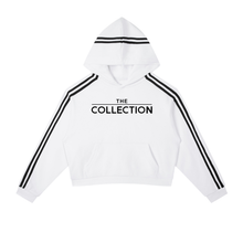 Load image into Gallery viewer, Contrast Side Stripe Cropped Hoodie