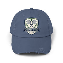Load image into Gallery viewer, Corner Office Club Tennis Distressed Baseball Cap