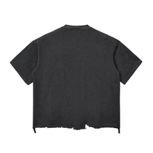 Load image into Gallery viewer, Chris Brown Snow Wash Raw-Hem Boxy T-shirt