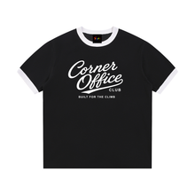 Load image into Gallery viewer, Contrast Edge Ribbed Crewneck T-Shirt