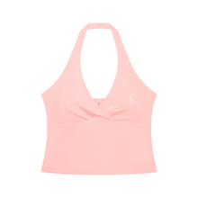 Load image into Gallery viewer, Women’s Ruched Halter Yoga Tank Top