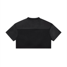 Load image into Gallery viewer, Women’s Cropped Paneled V-Neck Jersey