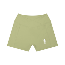 Load image into Gallery viewer, Women’s High Rise Pocket Yoga Shorts