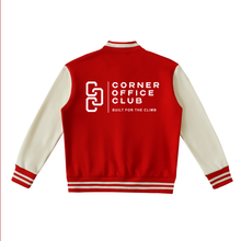 Load image into Gallery viewer, Two-Tone Fleeced Varsity Jacket