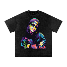 Load image into Gallery viewer, Aaliyah Snow Washed Oversized Cotton T-Shirt