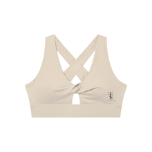Load image into Gallery viewer, Women's Twist Front V-Neck Sports Bra