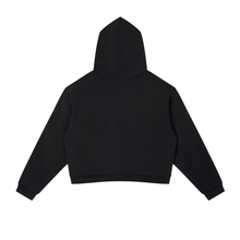 Load image into Gallery viewer, Contrast Side Stripe Cropped Hoodie