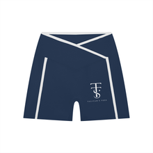 Load image into Gallery viewer, Women’s High Rise Color Block Yoga Shorts