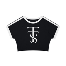 Load image into Gallery viewer, Women’s Raglan Crop T-Shirt