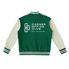 Load image into Gallery viewer, Two-Tone Fleeced Varsity Jacket