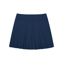 Load image into Gallery viewer, Women's A-Line Contrast Panel Slit Skirt