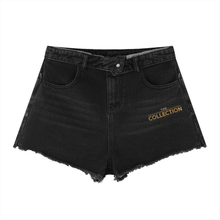 Load image into Gallery viewer, Women’s Vintage Wash High Rise Denim Shorts