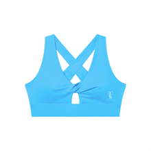 Load image into Gallery viewer, Women's Twist Front V-Neck Sports Bra