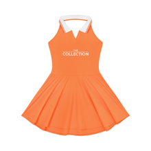 Load image into Gallery viewer, Women's Collared Halter A-Line Tennis Dress