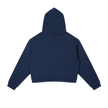 Load image into Gallery viewer, Contrast Side Stripe Cropped Hoodie