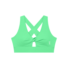 Load image into Gallery viewer, Women's Twist Front V-Neck Sports Bra