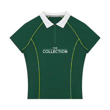 Load image into Gallery viewer, Women’s Slim Fit Quarter-Zip Polo Shirt