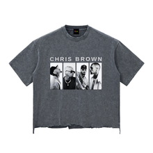 Load image into Gallery viewer, Chris Brown Snow Wash Raw-Hem Boxy T-shirt