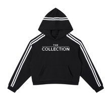 Load image into Gallery viewer, Contrast Side Stripe Cropped Hoodie