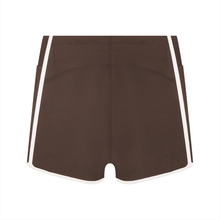 Load image into Gallery viewer, Women's High Rise Color Block Yoga Shorts