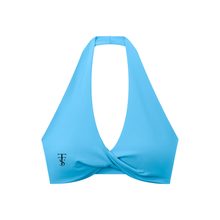 Load image into Gallery viewer, Women's Pleated Halter Sports Bra