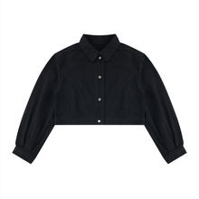 Load image into Gallery viewer, Women’s Crop Denim Jacket