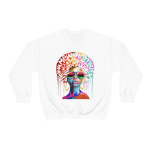 Load image into Gallery viewer, Melanin Poppin' Colorful Unisex Heavy Blend™ Crewneck Sweatshirt