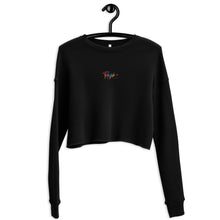 Load image into Gallery viewer, Embroidered Crop Sweatshirt