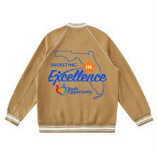 Load image into Gallery viewer, Contrast Trim Raglan Varsity Jacket
