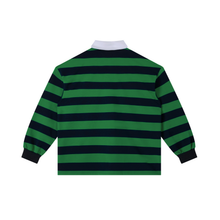 Load image into Gallery viewer, Color Block Stripe Polo Shirt
