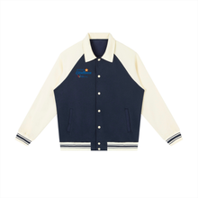Load image into Gallery viewer, YOI Contrast Raglan Sleeve Baseball Jacket

