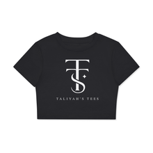 Load image into Gallery viewer, Fitted Crop Cotton T-Shirt
