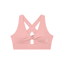 Load image into Gallery viewer, Women's Twist Front V-Neck Sports Bra
