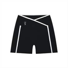 Load image into Gallery viewer, Women’s High Rise Color Block Yoga Shorts
