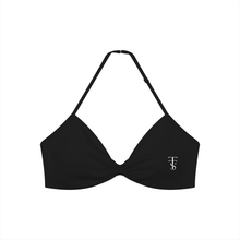 Load image into Gallery viewer, Women’s Ruched Halter-Neck Sports Bra
