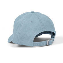 Load image into Gallery viewer, Corner Office Club Embroidered Denim Hat — Black Logo Baseball Cap
