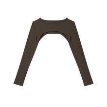 Load image into Gallery viewer, Women’s Cutout Long Sleeve Yoga Shrug
