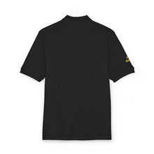 Load image into Gallery viewer, YOI Embroidered 'Proudly Serving' Logo Polo Shirt
