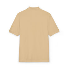 Load image into Gallery viewer, Embroidered Black Polo Shirt — 'Sea Breeze' Nautical Logo
