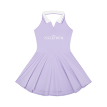 Load image into Gallery viewer, Women's Collared Halter A-Line Tennis Dress
